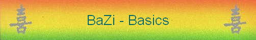 BaZi - Basics