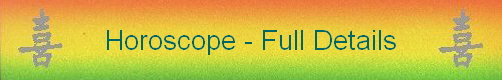 Horoscope - Full Details
